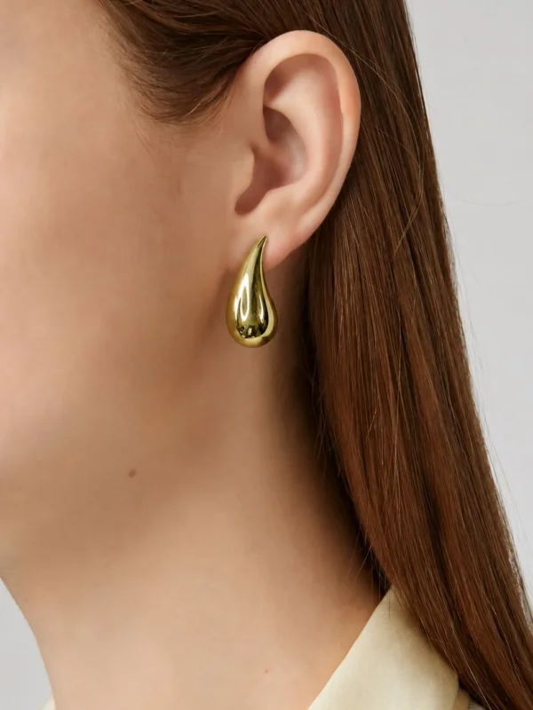Golden Dewdrop Earrings