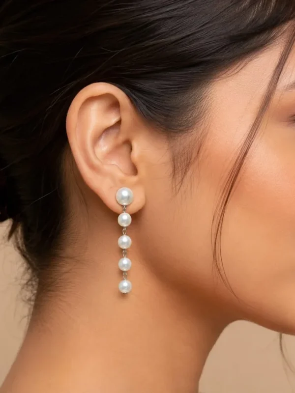 Pearl Cascade Earrings