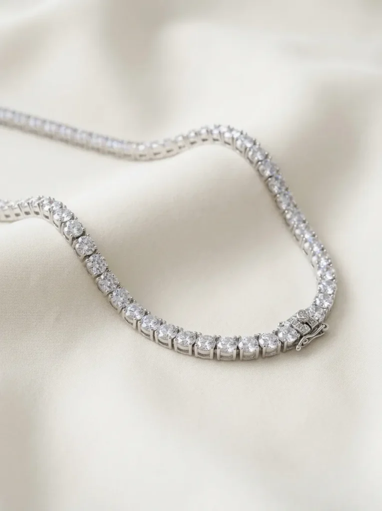 Zircon Tennis Necklace