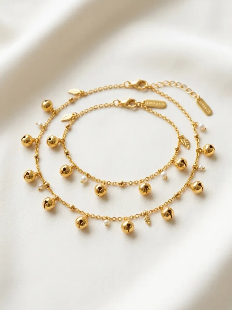 Charm Bell Anklet (Pair)