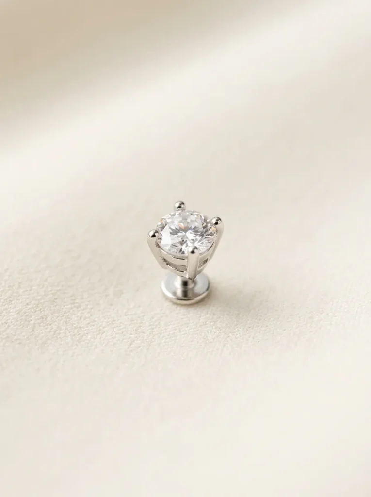 Zircon Press-On Nose Pin