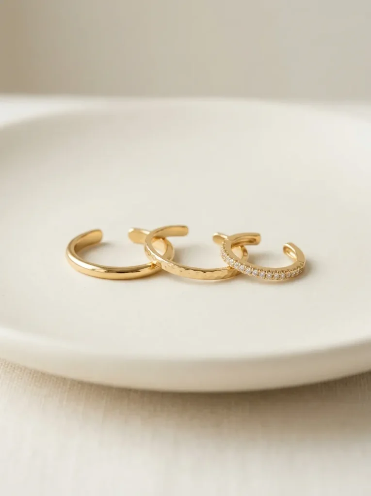 Stackable Ear Cuff Set